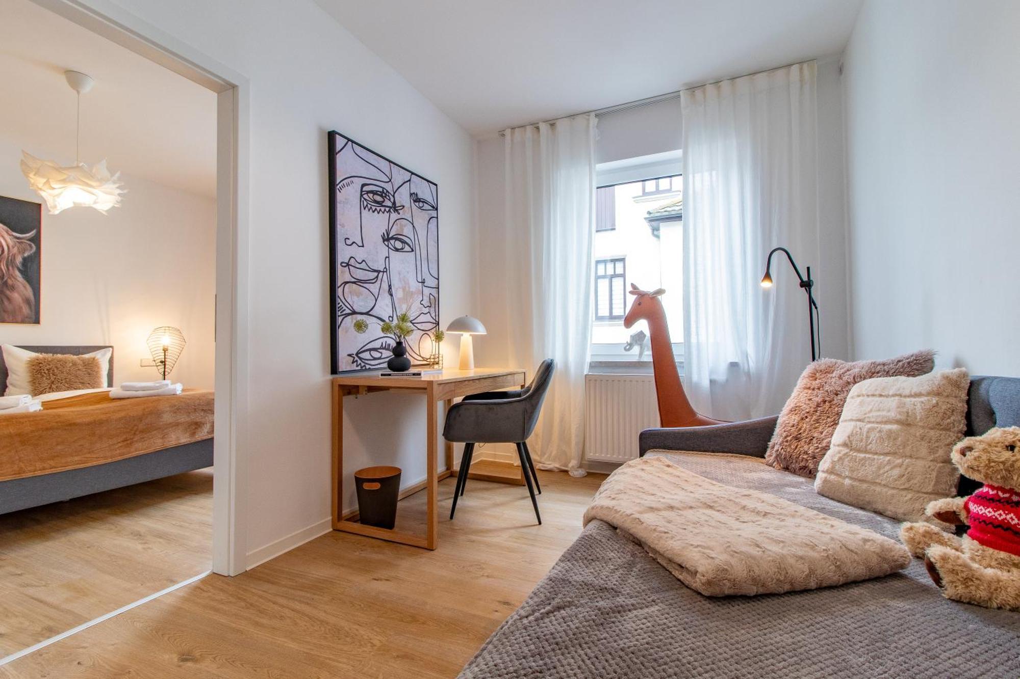 Stilvolles City-Apartment I Netflix I Wlan L Stellplatz I Zentral Schwarzenberg  Εξωτερικό φωτογραφία